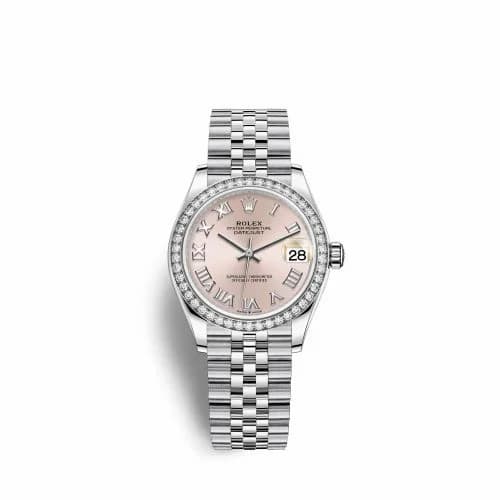 Rolex Datejust 31 Stainless Steel Diamond / Jubilee / Pink - Roman 278384rbr-0024 — фото часов Rolex Datejust 31 Stainless Steel Diamond / Jubilee / Pink - Roman 278384rbr-0024 — фото часов