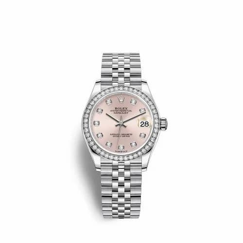 Rolex Datejust 31 Stainless Steel Diamond / Jubilee / Pink - Diamond 278384rbr-0036 — фото часов Rolex Datejust 31 Stainless Steel Diamond / Jubilee / Pink - Diamond 278384rbr-0036 — фото часов