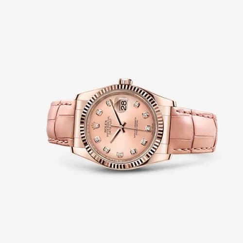 Rolex Datejust 36 Everose Strap Pink Diamonds 116135-0024 — фото часов Rolex Datejust 36 Everose Strap Pink Diamonds 116135-0024 — фото часов