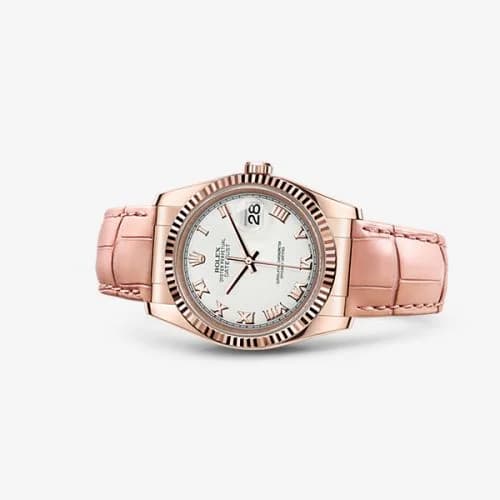 Rolex Datejust 36 Everose Strap Ivory Roman 116135-0044 — фото часов Rolex Datejust 36 Everose Strap Ivory Roman 116135-0044 — фото часов