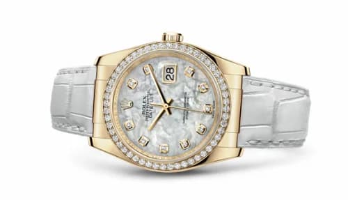 Rolex Datejust 36 Yellow Gold Diamond Strap Mother of Peaerl 116188-0091 — фото часов Rolex Datejust 36 Yellow Gold Diamond Strap Mother of Peaerl 116188-0091 — фото часов