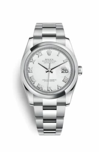 Rolex Datejust 36 Stainless Steel Domed / Oyster / White Roman 116200-0055 — фото часов Rolex Datejust 36 Stainless Steel Domed / Oyster / White Roman 116200-0055 — фото часов