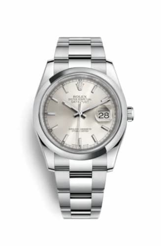 Rolex Datejust 36 Stainless Steel Domed / Oyster / Silver 116200-0056 — фото часов Rolex Datejust 36 Stainless Steel Domed / Oyster / Silver 116200-0056 — фото часов