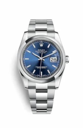 Rolex Datejust 36 Stainless Steel Domed / Oyster / Blue 116200-0057 — фото часов Rolex Datejust 36 Stainless Steel Domed / Oyster / Blue 116200-0057 — фото часов