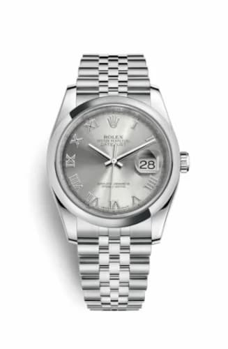 Rolex Datejust 36 Stainless Steel Domed / Jubilee / Rhodium Roman 116200-0067 — фото часов Rolex Datejust 36 Stainless Steel Domed / Jubilee / Rhodium Roman 116200-0067 — фото часов
