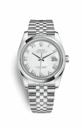 Rolex Datejust 36 Stainless Steel Domed / Jubilee / White Roman 116200-0070 — фото часов Rolex Datejust 36 Stainless Steel Domed / Jubilee / White Roman 116200-0070 — фото часов