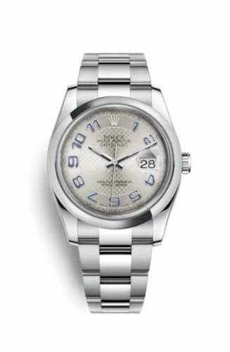 Rolex Datejust 36 Stainless Steel Domed / Oyster / Silver Arabic 116200-0074 — фото часов Rolex Datejust 36 Stainless Steel Domed / Oyster / Silver Arabic 116200-0074 — фото часов