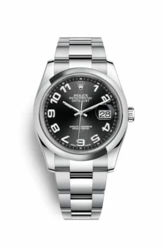 Rolex Datejust 36 Stainless Steel Domed / Oyster / Black Arabic 116200-0078 — фото часов Rolex Datejust 36 Stainless Steel Domed / Oyster / Black Arabic 116200-0078 — фото часов