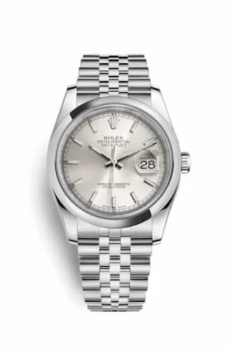 Rolex Datejust 36 Stainless Steel Domed / Jubilee / Silver 116200-0084 — фото часов Rolex Datejust 36 Stainless Steel Domed / Jubilee / Silver 116200-0084 — фото часов