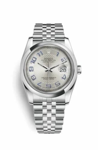 Rolex Datejust 36 Stainless Steel Domed / Jubilee / Silver Arabic 116200-0088 — фото часов Rolex Datejust 36 Stainless Steel Domed / Jubilee / Silver Arabic 116200-0088 — фото часов