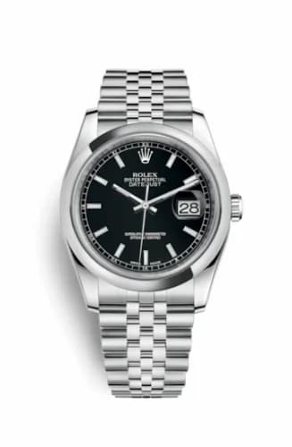 Rolex Datejust 36 Stainless Steel Domed / Jubilee / Black 116200-0099 — фото часов Rolex Datejust 36 Stainless Steel Domed / Jubilee / Black 116200-0099 — фото часов