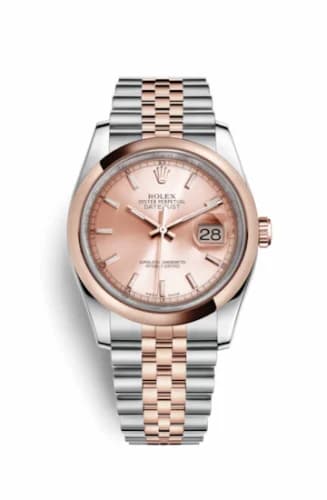 Rolex Datejust 36 Rolesor Everose Domed / Jubilee / Pink 116201-0097 — фото часов Rolex Datejust 36 Rolesor Everose Domed / Jubilee / Pink 116201-0097 — фото часов
