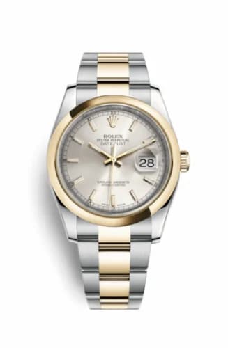 Rolex Datejust 36 Rolesor Yellow Domed / Oyster / Silver 116203-0131 — фото часов Rolex Datejust 36 Rolesor Yellow Domed / Oyster / Silver 116203-0131 — фото часов