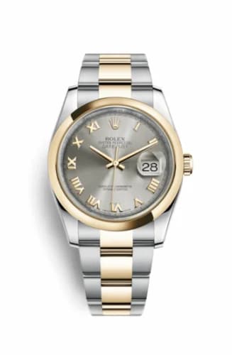 Rolex Datejust 36 Rolesor Yellow Domed / Oyster / Steel Roman 116203-0137 — фото часов Rolex Datejust 36 Rolesor Yellow Domed / Oyster / Steel Roman 116203-0137 — фото часов
