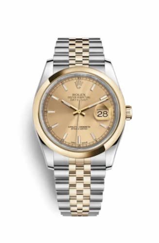 Rolex Datejust 36 Rolesor Yellow Domed / Jubilee / Champagne 116203-0142 — фото часов Rolex Datejust 36 Rolesor Yellow Domed / Jubilee / Champagne 116203-0142 — фото часов