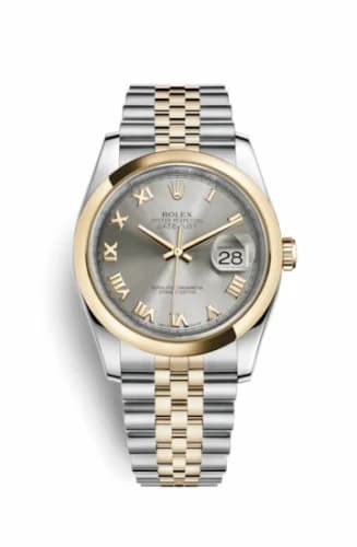 Rolex Datejust 36 Rolesor Yellow Domed / Jubilee / Steel Roman 116203-0145 — фото часов Rolex Datejust 36 Rolesor Yellow Domed / Jubilee / Steel Roman 116203-0145 — фото часов