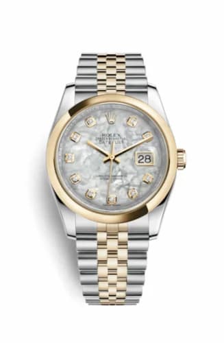 Rolex Datejust 36 Rolesor Yellow Domed / Jubilee / MOP 116203-0170 — фото часов Rolex Datejust 36 Rolesor Yellow Domed / Jubilee / MOP 116203-0170 — фото часов