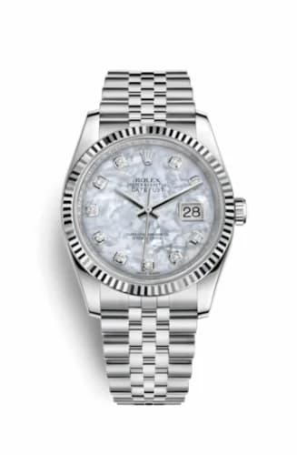 Rolex Datejust 36 Stainless Steel Fluted / Jubilee / MOP 116234-0078 — фото часов Rolex Datejust 36 Stainless Steel Fluted / Jubilee / MOP 116234-0078 — фото часов