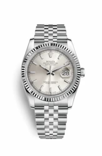 Rolex Datejust 36 Stainless Steel Fluted / Jubilee / Silver 116234-0080 — фото часов Rolex Datejust 36 Stainless Steel Fluted / Jubilee / Silver 116234-0080 — фото часов