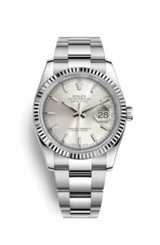 Rolex Datejust 36 Stainless Steel Fluted / Oyster / Silver 116234-0093 — фото часов Rolex Datejust 36 Stainless Steel Fluted / Oyster / Silver 116234-0093 — фото часов