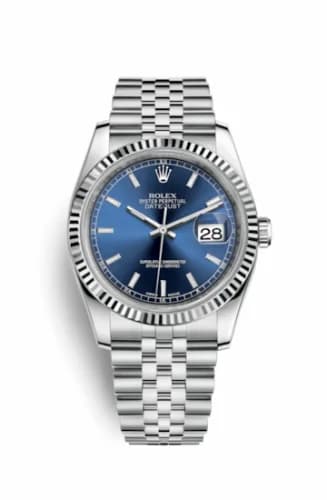 Rolex Datejust 36 Stainless Steel Fluted / Jubilee / Blue 116234-0139 — фото часов Rolex Datejust 36 Stainless Steel Fluted / Jubilee / Blue 116234-0139 — фото часов