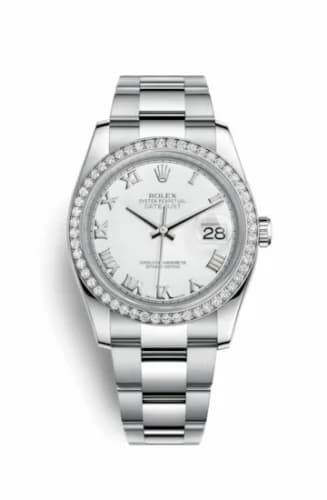 Rolex Datejust 36 Stainless Steel Diamond / Oyster / Silver 116244-0023 — фото часов Rolex Datejust 36 Stainless Steel Diamond / Oyster / Silver 116244-0023 — фото часов