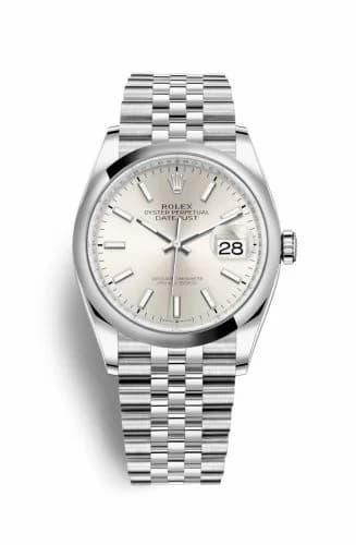Rolex Datejust 36 Stainless Steel / Domed / Silver / Jubilee 126200-0001 — фото часов Rolex Datejust 36 Stainless Steel / Domed / Silver / Jubilee 126200-0001 — фото часов