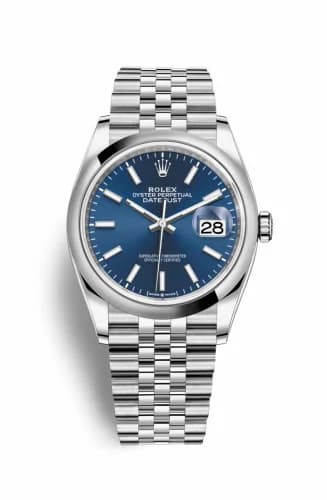 Rolex Datejust 36 Stainless Steel / Domed / Blue / Jubilee 126200-0005 — фото часов Rolex Datejust 36 Stainless Steel / Domed / Blue / Jubilee 126200-0005 — фото часов