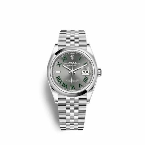Rolex Datejust 36 Stainless Steel / Domed / Slate - Roman / Jubilee 126200-0017 — фото часов Rolex Datejust 36 Stainless Steel / Domed / Slate - Roman / Jubilee 126200-0017 — фото часов
