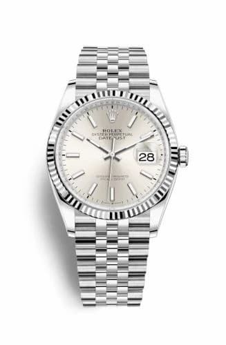 Rolex Datejust 36 Stainless Steel / Fluted / Silver / Jubilee 126234-0013 — фото часов Rolex Datejust 36 Stainless Steel / Fluted / Silver / Jubilee 126234-0013 — фото часов