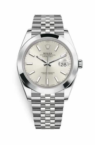 Rolex Datejust 41 Stainless Steel Smooth / Jubilee / Silver 126300-0004 — фото часов Rolex Datejust 41 Stainless Steel Smooth / Jubilee / Silver 126300-0004 — фото часов