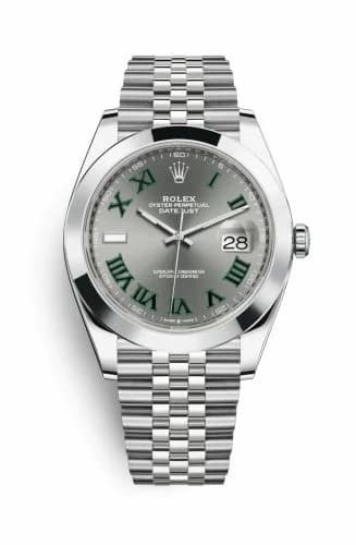 Rolex Datejust 41 Stainless Steel Smooth / Jubilee / Slate Roman 126300-0014 — фото часов Rolex Datejust 41 Stainless Steel Smooth / Jubilee / Slate Roman 126300-0014 — фото часов