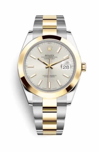 Rolex Datejust 41 Rolesor Yellow Smooth / Oyster / Silver 126303-0001 — фото часов Rolex Datejust 41 Rolesor Yellow Smooth / Oyster / Silver 126303-0001 — фото часов