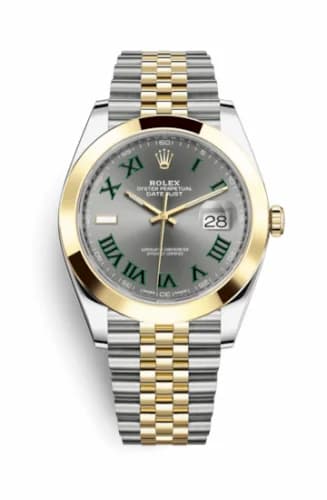 Rolex Datejust 41 Rolesor Yellow Smooth / Jubilee / Slate - Roman 126303-0020 — фото часов Rolex Datejust 41 Rolesor Yellow Smooth / Jubilee / Slate - Roman 126303-0020 — фото часов