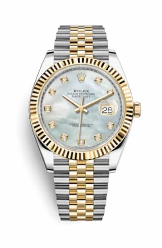 Rolex Datejust 41 Rolesor Yellow Fluted / Jubilee / MOP - Diamond 126333-0018 — фото часов Rolex Datejust 41 Rolesor Yellow Fluted / Jubilee / MOP - Diamond 126333-0018 — фото часов