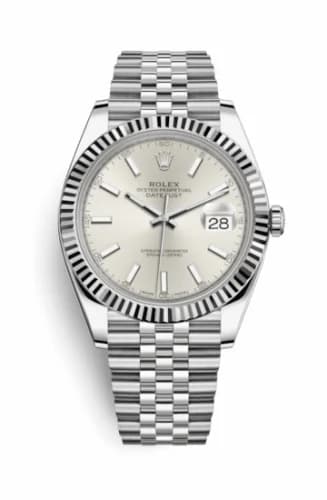 Rolex Datejust 41 Stainless Steel Fluted / Jubilee / Silver 126334-0004 — фото часов Rolex Datejust 41 Stainless Steel Fluted / Jubilee / Silver 126334-0004 — фото часов
