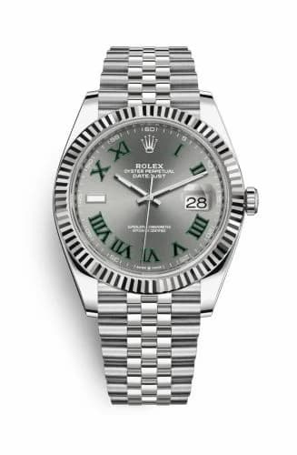 Rolex Datejust 41 Stainless Steel Fluted / Slate - Roman / Jubilee 126334-0022 — фото часов Rolex Datejust 41 Stainless Steel Fluted / Slate - Roman / Jubilee 126334-0022 — фото часов