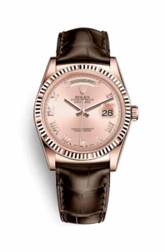 Rolex Day-Date 36 Everose / Strap / Pink Roman 118135-0067 — фото часов Rolex Day-Date 36 Everose / Strap / Pink Roman 118135-0067 — фото часов