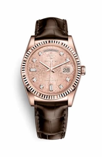 Rolex Day-Date 36 Everose / Strap / Pink Computer 118135-0081 — фото часов Rolex Day-Date 36 Everose / Strap / Pink Computer 118135-0081 — фото часов
