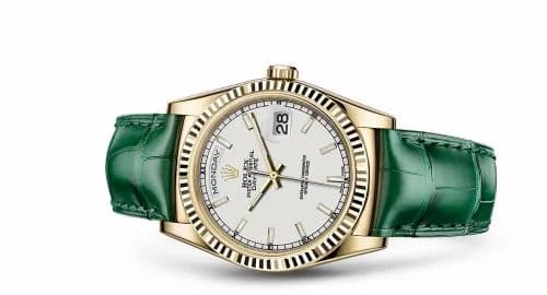 Rolex Day-Date 36 Yellow Gold / Strap / White 118138-0123 — фото часов Rolex Day-Date 36 Yellow Gold / Strap / White 118138-0123 — фото часов