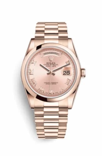 Rolex Day-Date 36 Everose Domed / President / Pink Roman 118205f-0013 — фото часов Rolex Day-Date 36 Everose Domed / President / Pink Roman 118205f-0013 — фото часов