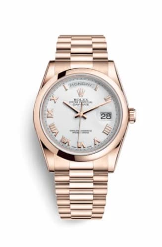 Rolex Day-Date 36 Everose Domed / President / White Roman 118205f-0016 — фото часов Rolex Day-Date 36 Everose Domed / President / White Roman 118205f-0016 — фото часов