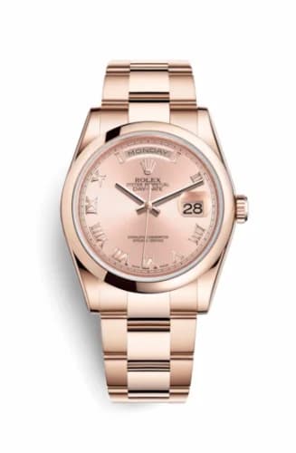 Rolex Day-Date 36 Everose Domed / Oyster / Pink Roman 118205f-0063 — фото часов Rolex Day-Date 36 Everose Domed / Oyster / Pink Roman 118205f-0063 — фото часов