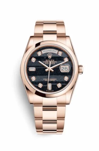 Rolex Day-Date 36 Everose Domed / Oyster / Ferrite 118205f-0114 — фото часов Rolex Day-Date 36 Everose Domed / Oyster / Ferrite 118205f-0114 — фото часов