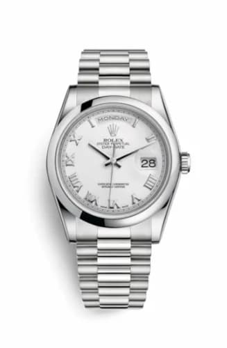 Rolex Day-Date 36 Platinum Domed / President / White Roman 118206-0041 — фото часов Rolex Day-Date 36 Platinum Domed / President / White Roman 118206-0041 — фото часов