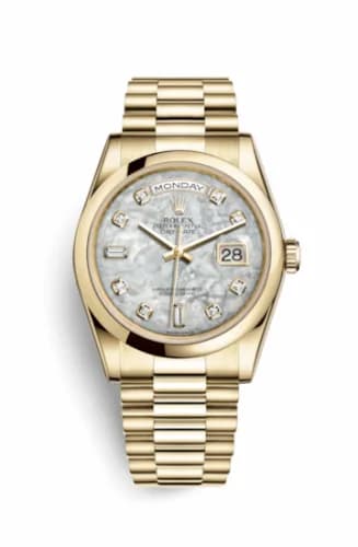 Rolex Day-Date 36 Yellow Gold Domed President Mother of Pearl Diamonds 118208-0061 — фото часов Rolex Day-Date 36 Yellow Gold Domed President Mother of Pearl Diamonds 118208-0061 — фото часов