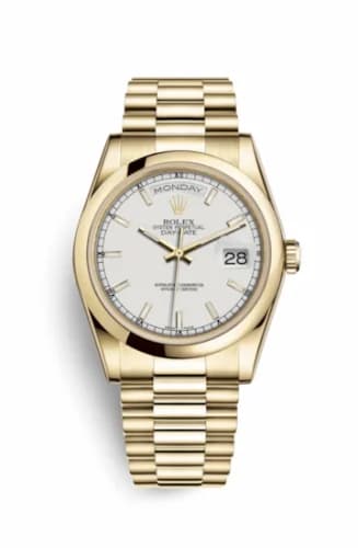 Rolex Day-Date 36 Yellow Gold Domed / President / White 118208-0068 — фото часов Rolex Day-Date 36 Yellow Gold Domed / President / White 118208-0068 — фото часов