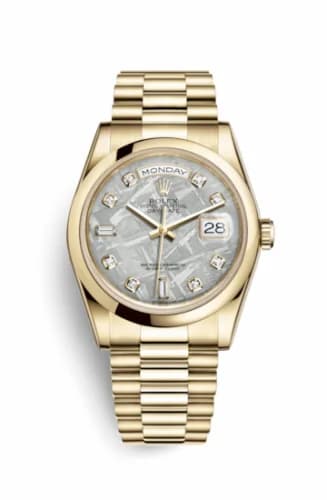 Rolex Day-Date 36 Yellow Gold Domed / President / Meteorite 118208-0119 — фото часов Rolex Day-Date 36 Yellow Gold Domed / President / Meteorite 118208-0119 — фото часов