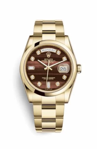 Rolex Day-Date 36 Yellow Gold Domed / Oyster / Bull's Eye 118208-0333 — фото часов Rolex Day-Date 36 Yellow Gold Domed / Oyster / Bull's Eye 118208-0333 — фото часов