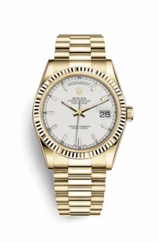 Rolex Day-Date 36 Yellow Gold Fluted / President / Ivory 118238-0061 — фото часов Rolex Day-Date 36 Yellow Gold Fluted / President / Ivory 118238-0061 — фото часов